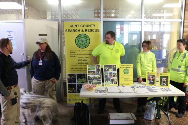 KCSAR information booth at Skywarn 2023