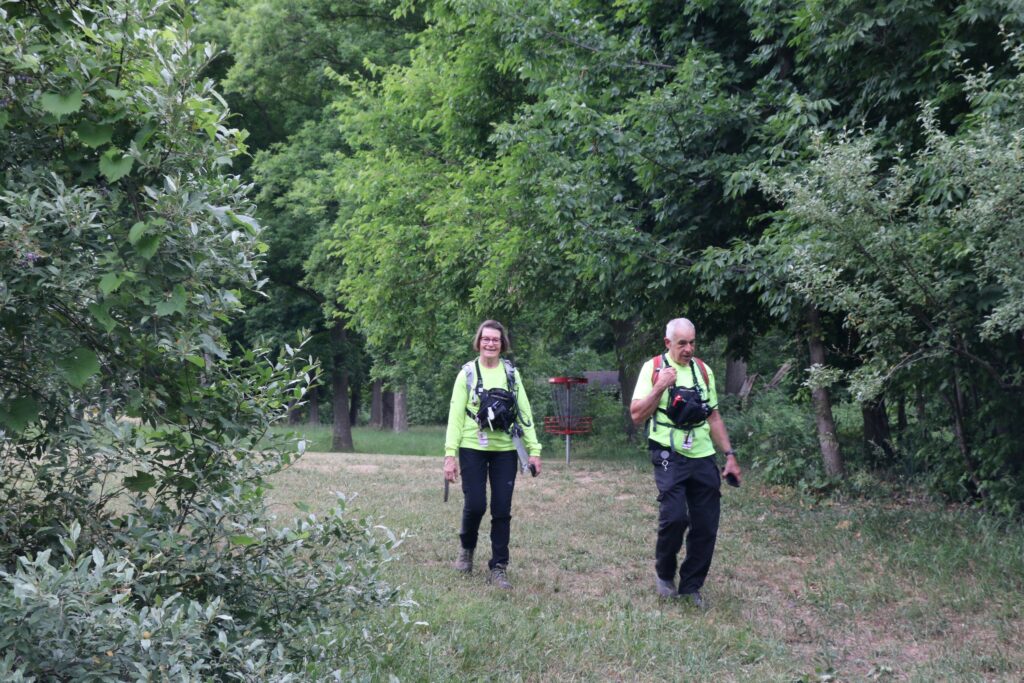 Searchers happy to find the missing person.