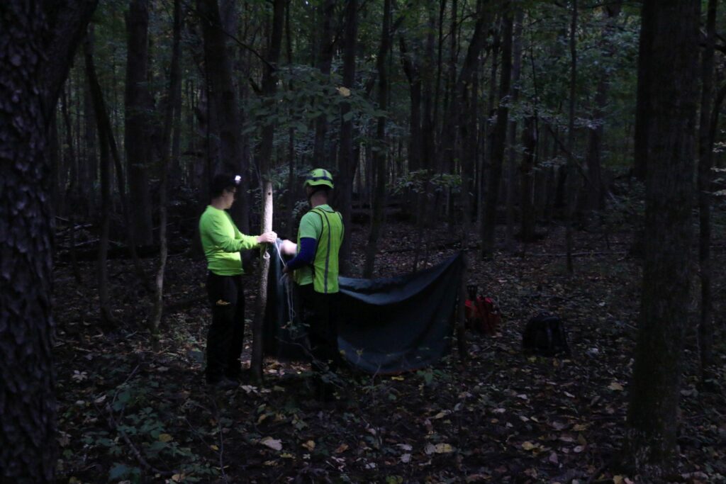 Another shelter going up.